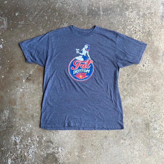 Grey Fat Bottom Brewery Graphic T-Shirt