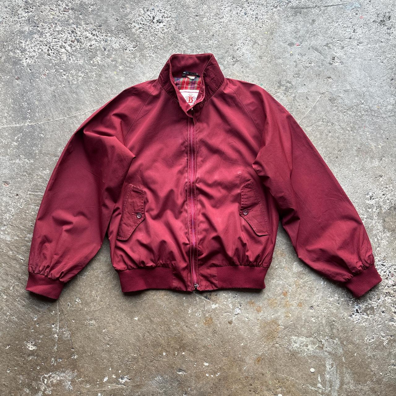 Vintage Burgundy Baracuta Harrington Jacket - L