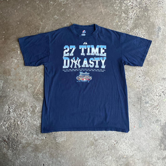 Navy New York Yankees Graphic T-Shirt - L