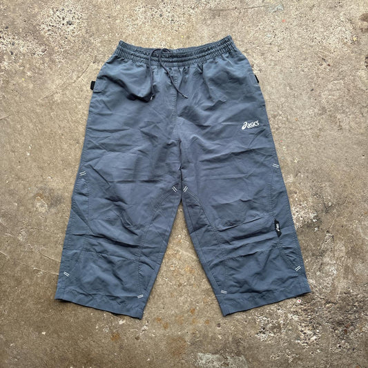Y2K grey ASICS 3/4 length shorts
