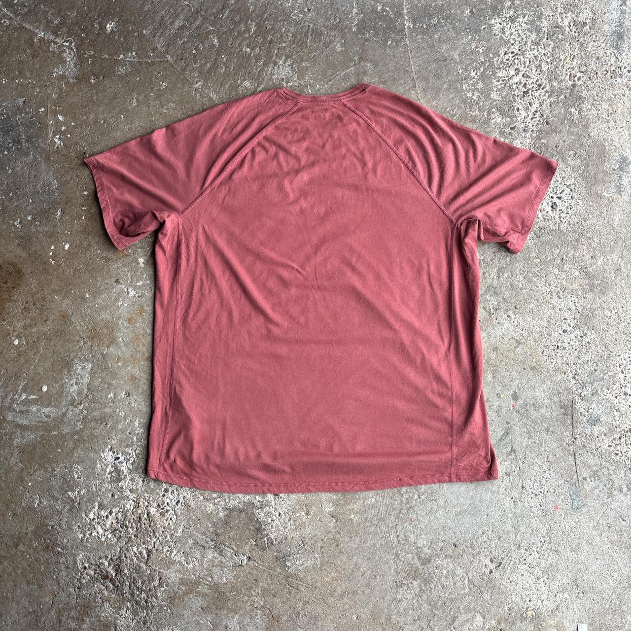 Peach/Red Carhartt Single Pocket T-Shirt - 2XL