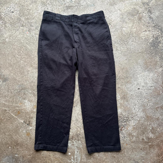 Black Dickies 874 straight leg cotton trousers
