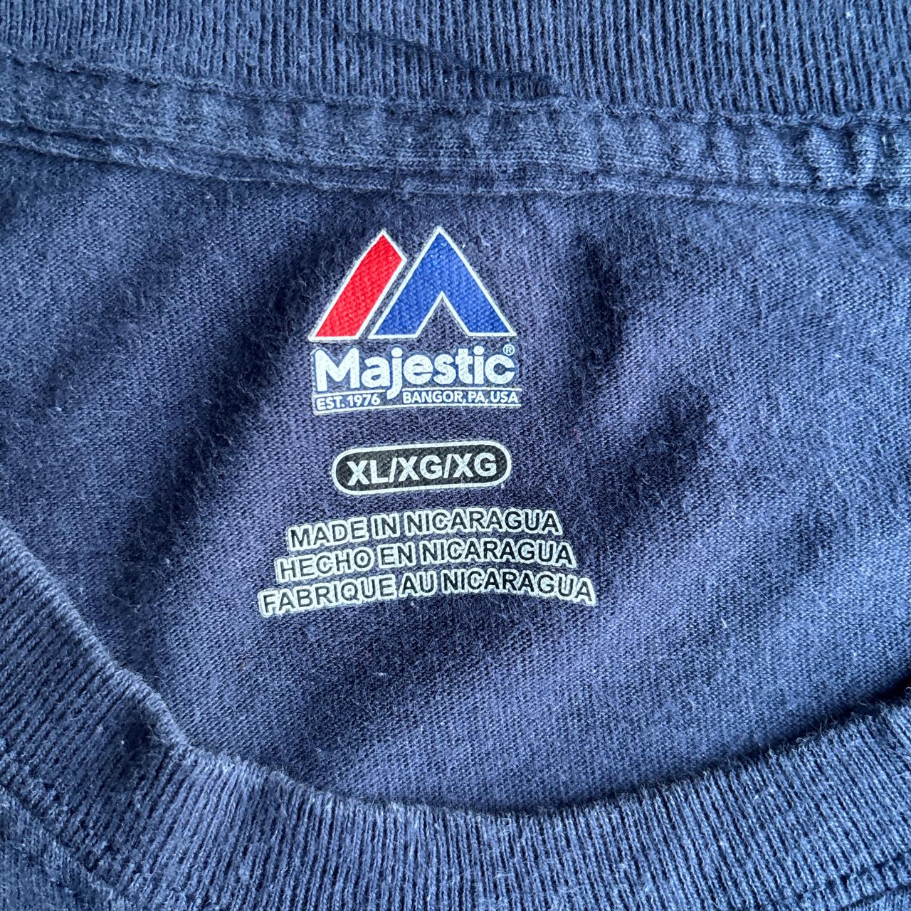 Navy Majestic Houston Astros Graphic T-Shirt - XL