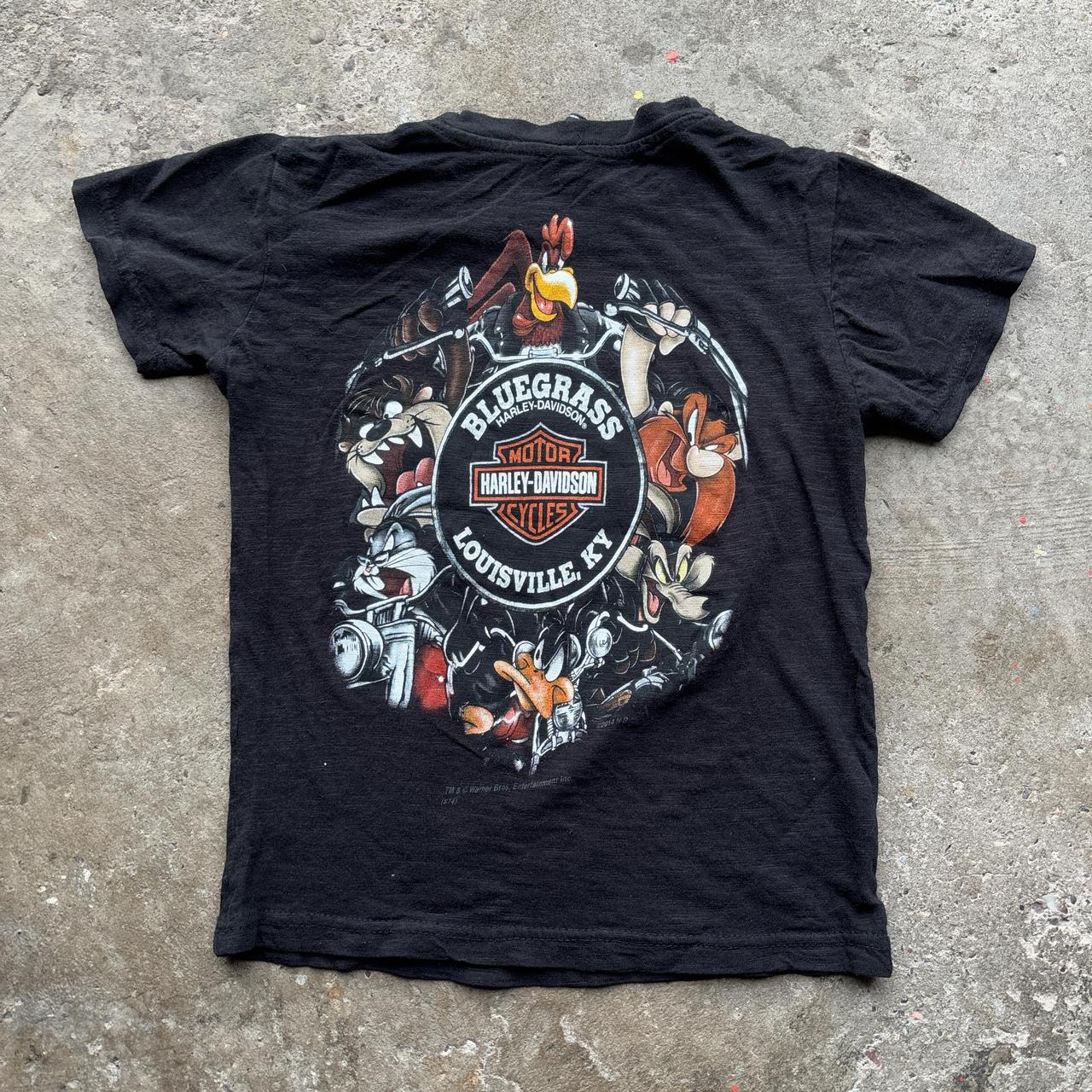Black Harley-Davidson Warner Bros Graphic T-Shirt