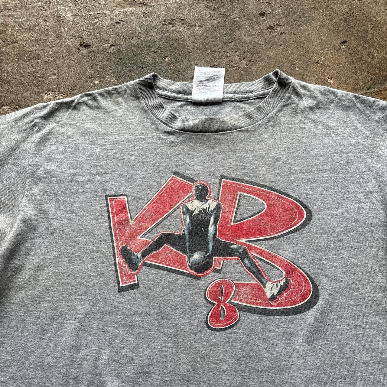 Vintage Grey Adidas Basketball graphic tee - L