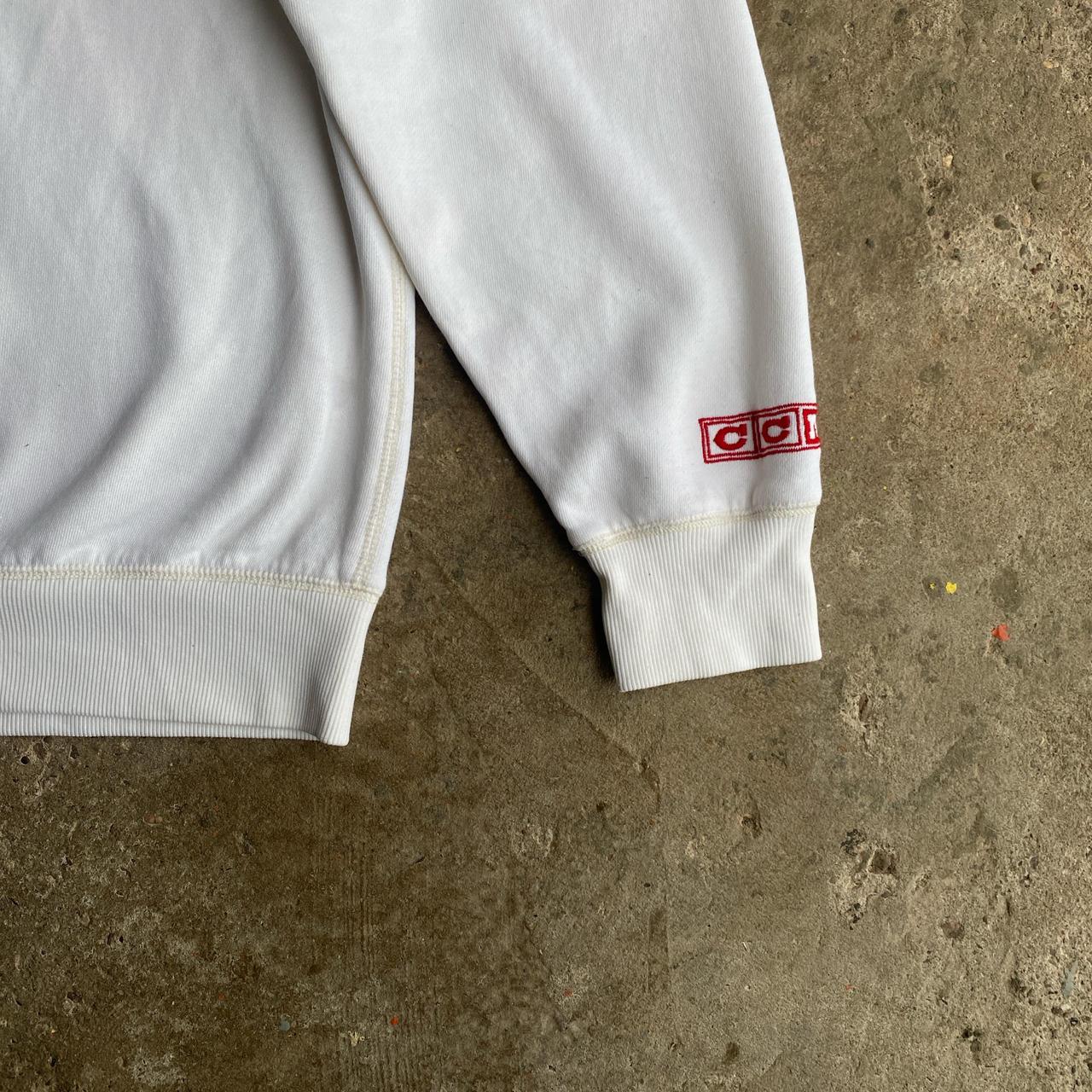 Vintage White Chicago Blackhawks Sweatshirt - M