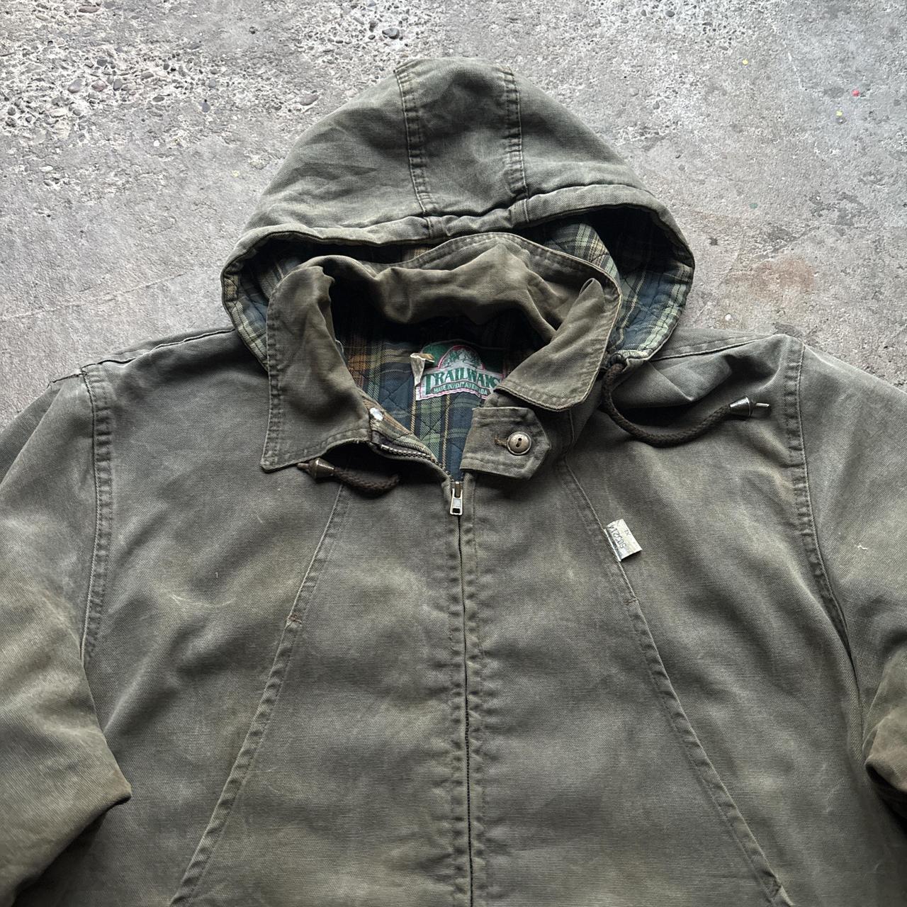 Vintage Khaki Green workwear jacket - XL