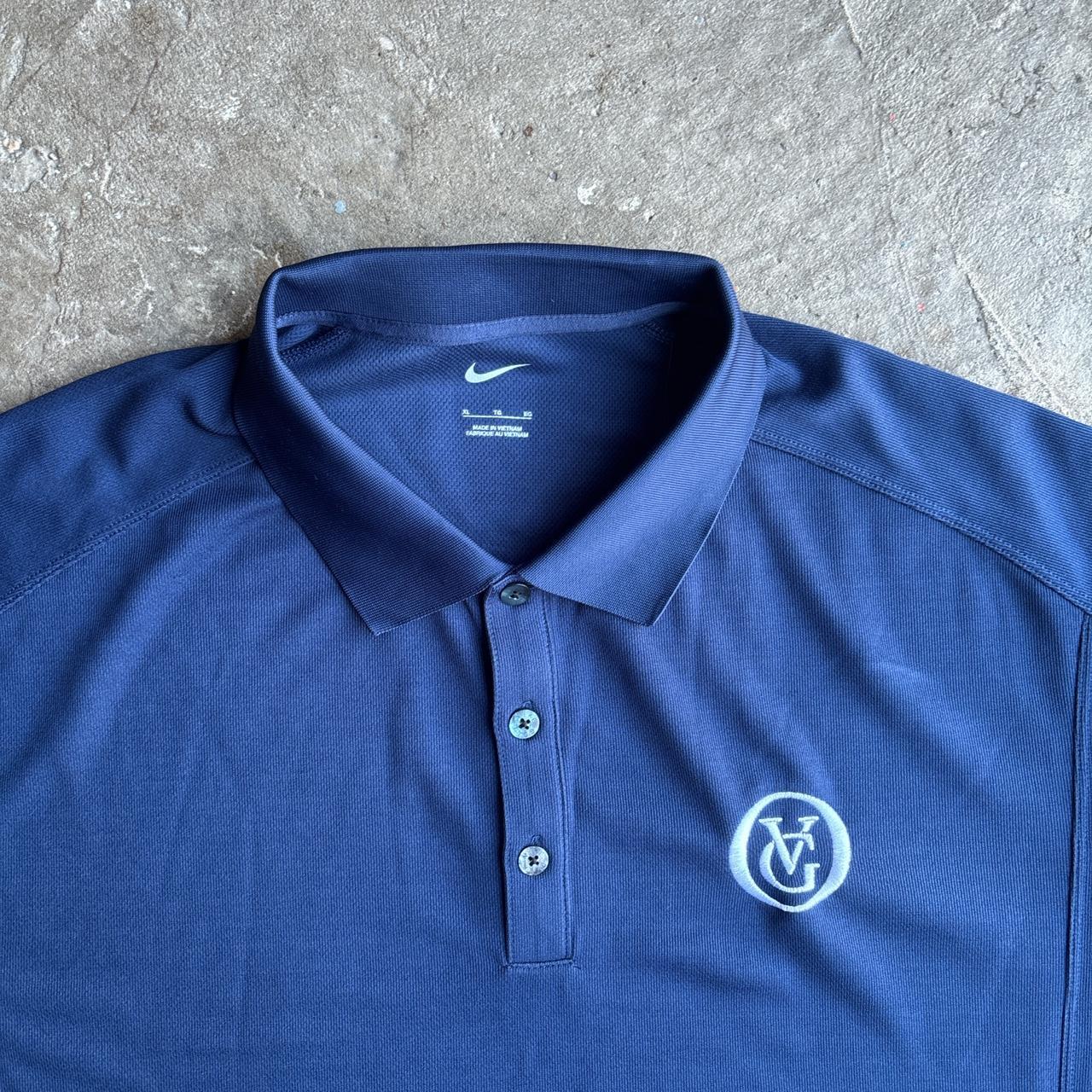 Navy Nike Golf Polo Shirt w/ Embroidered Logo