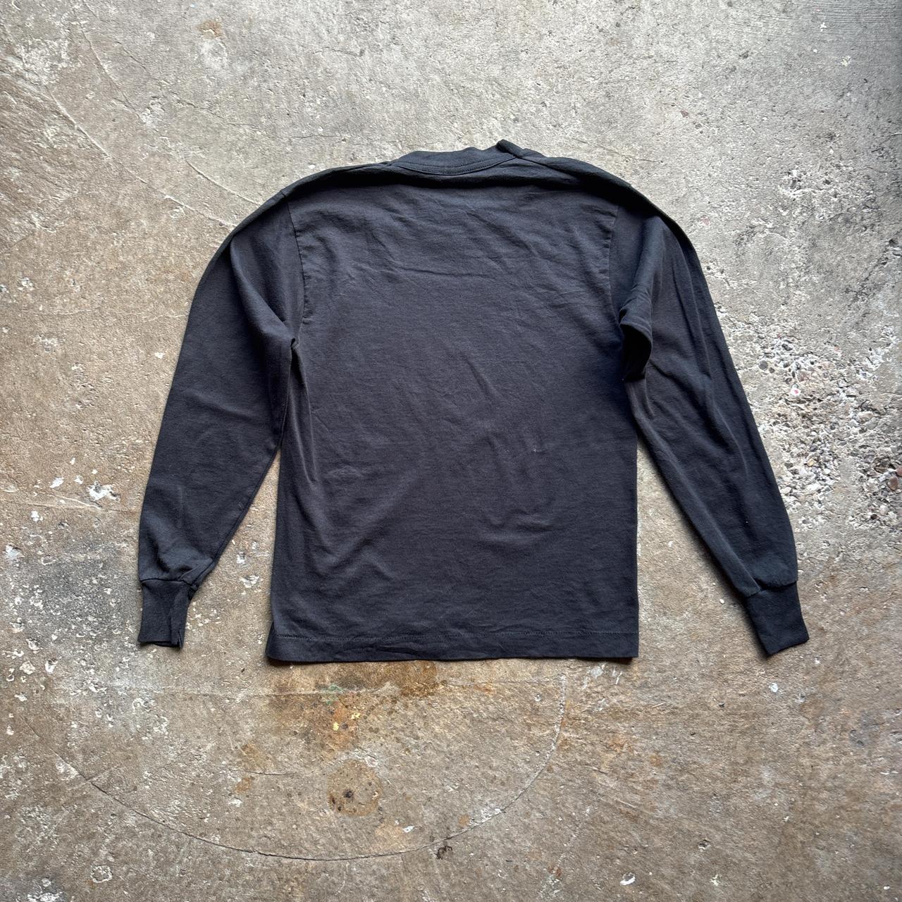 Black Long-Sleeve Daytona Beach Graphic T-Shirt
