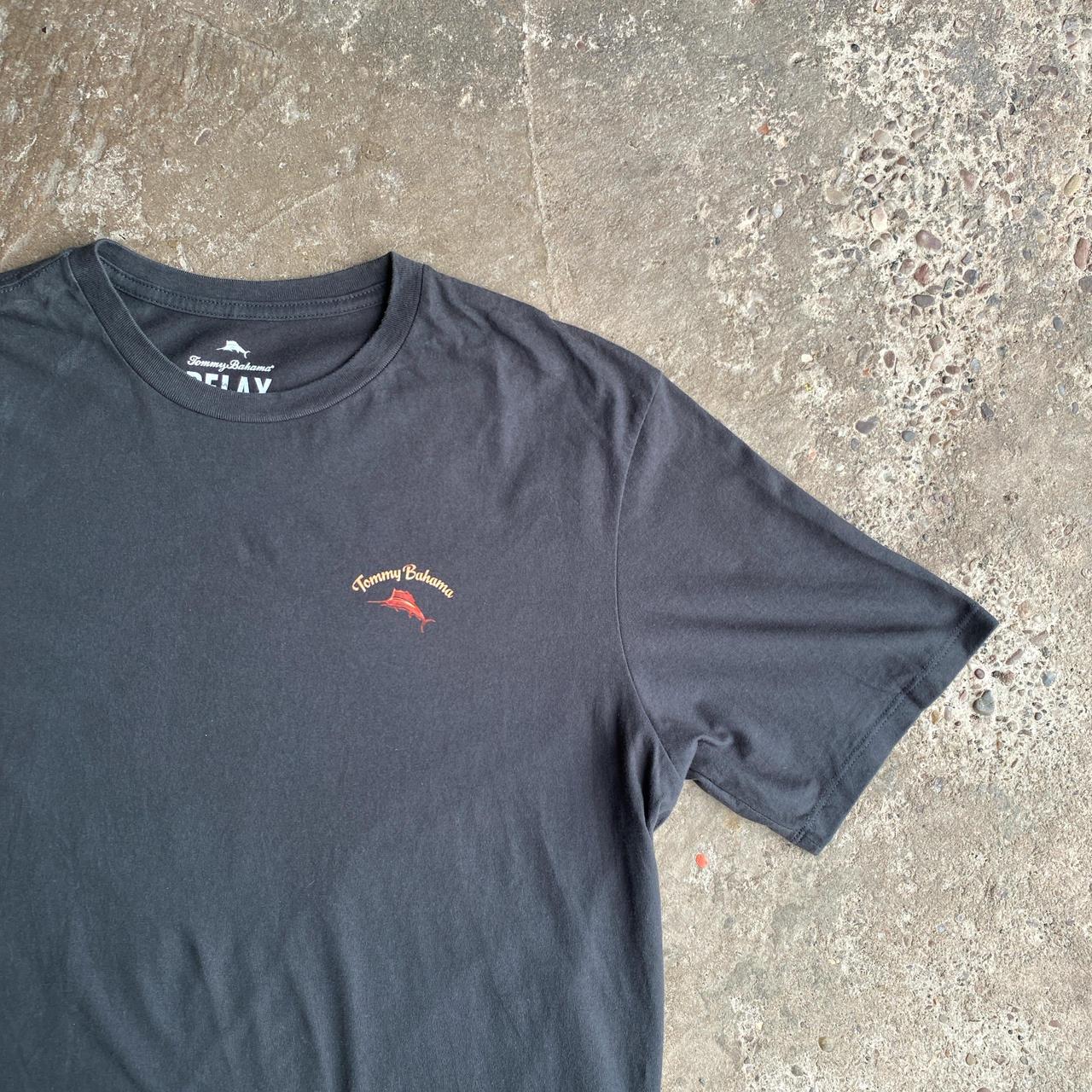 Dark Grey Graphic Tommy Bahama Bar T-Shirt - XL