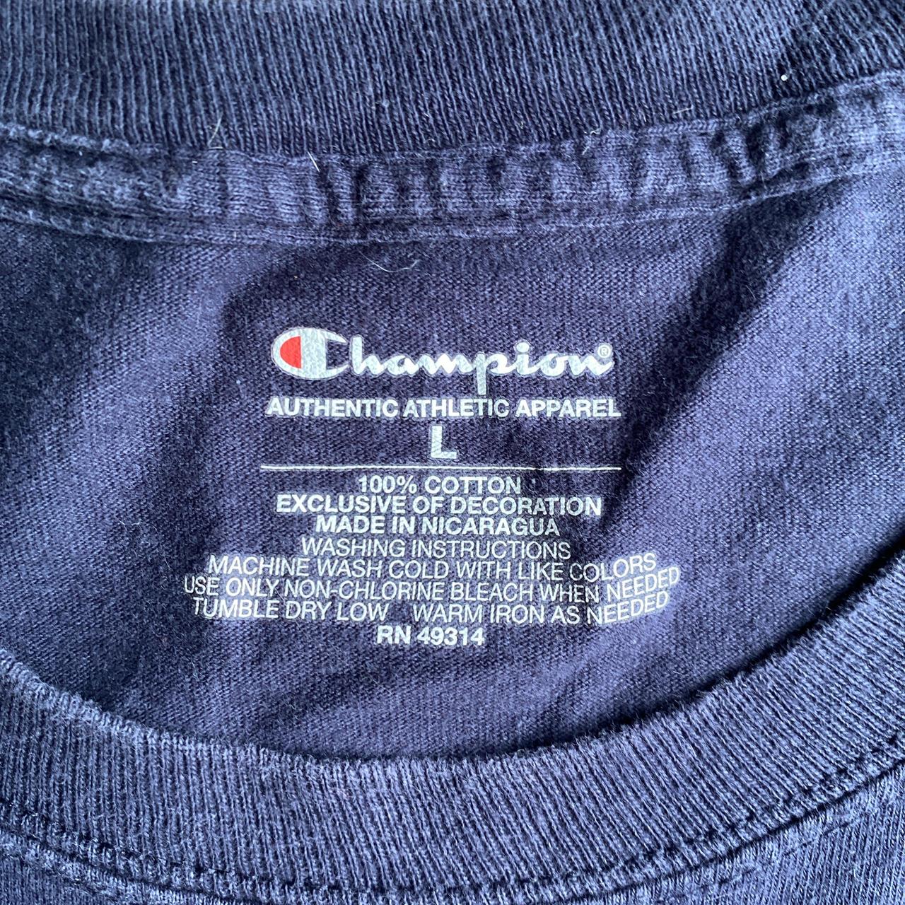 Navy Graphic Villanova Champion T-Shirt - L