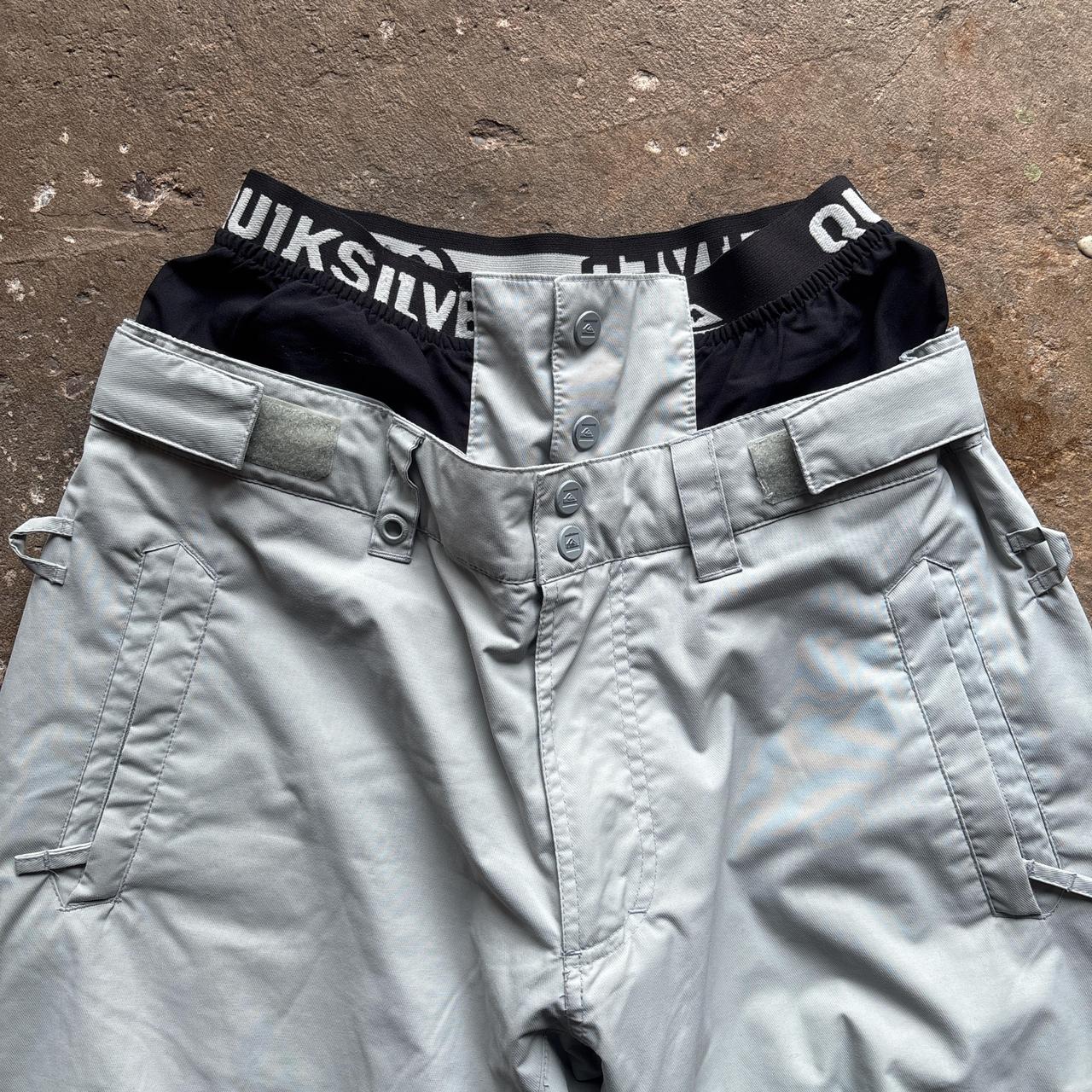 Grey Quiksilver Ski Pants - S/W30