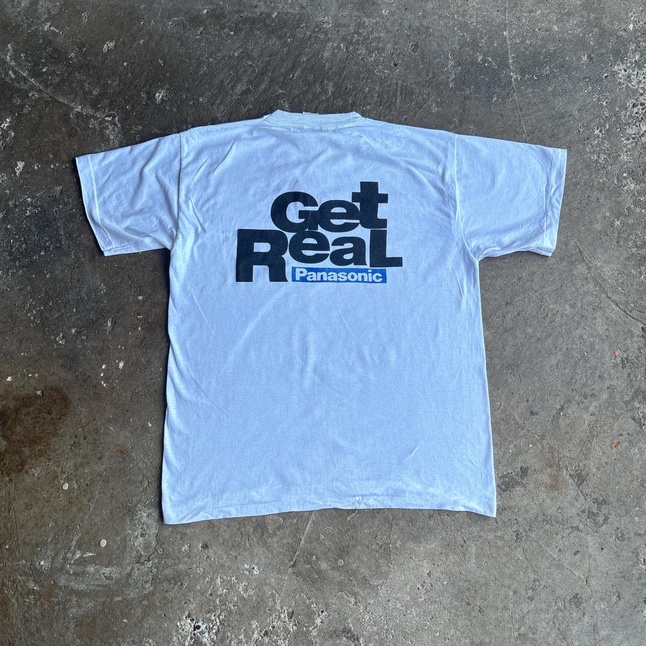 White 90’s Single Stitch Panasonic T-Shirt