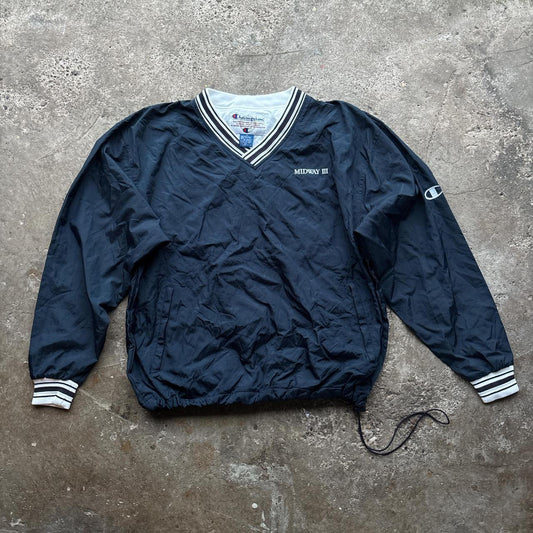 90s Navy Champion windbreaker sweatshirt