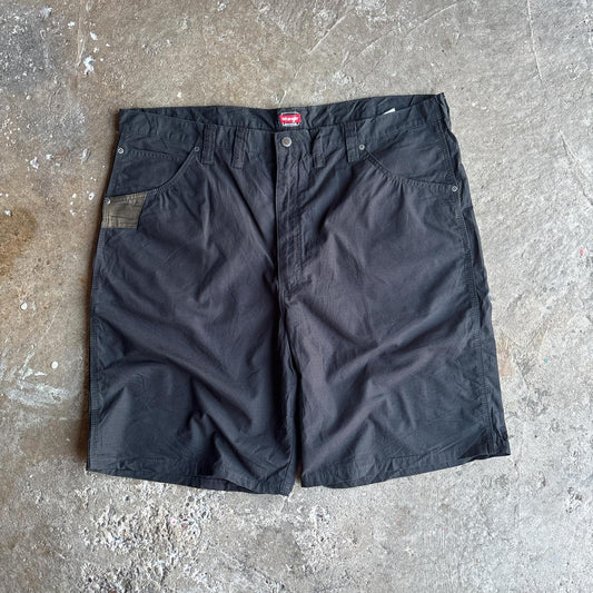 Black Wrangler Workwear Shorts