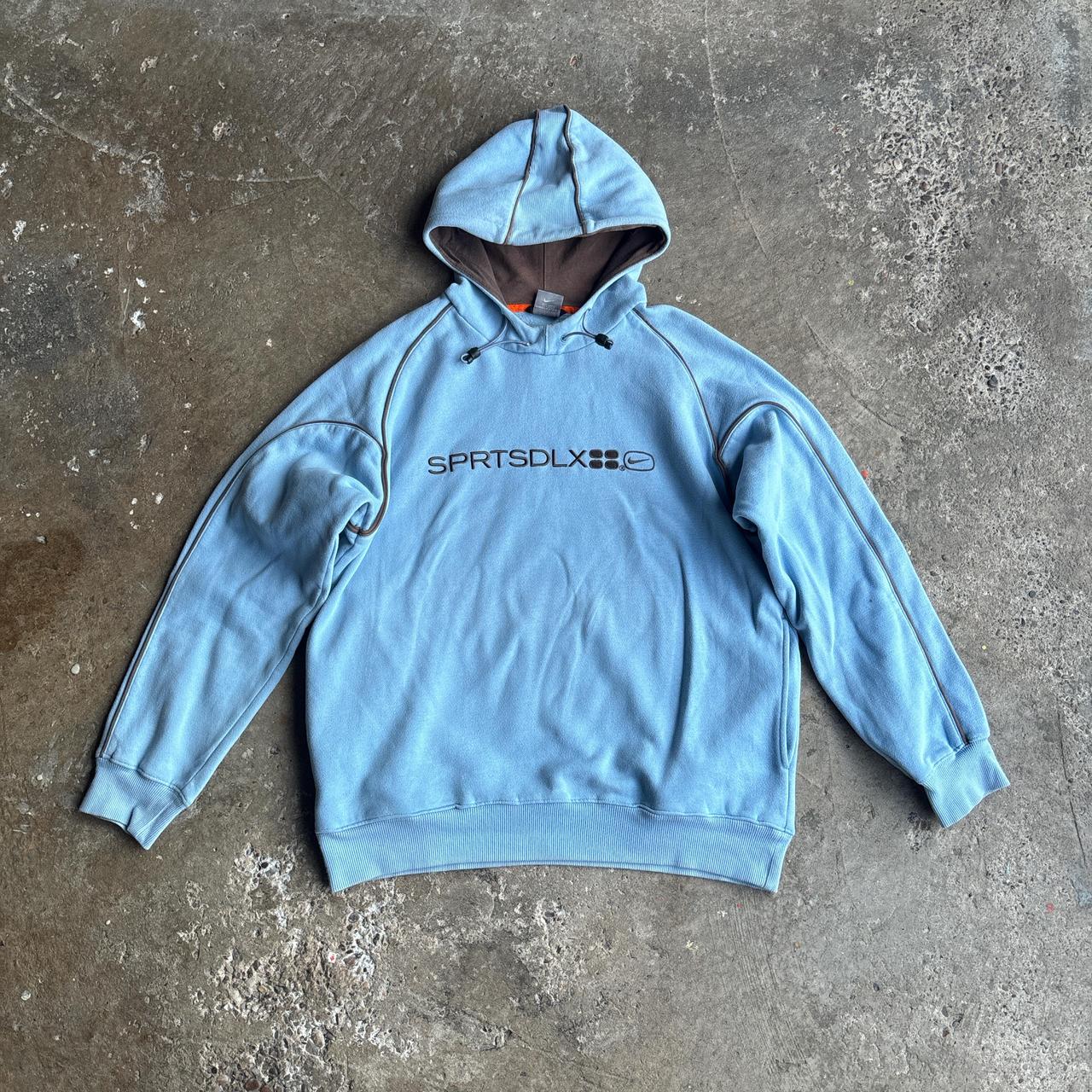 Light Blue Vintage Nike SPRTSDLX Hoodie