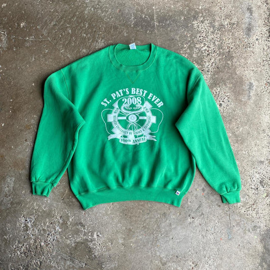 Green Russell Athletic Graphic Sweatshirt - 2XL