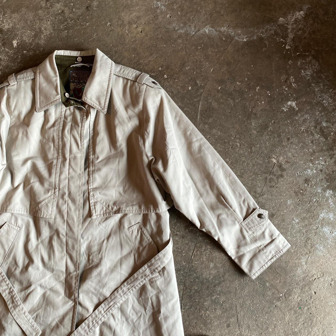 Vintage Cream Berghaus Trench Coat - L