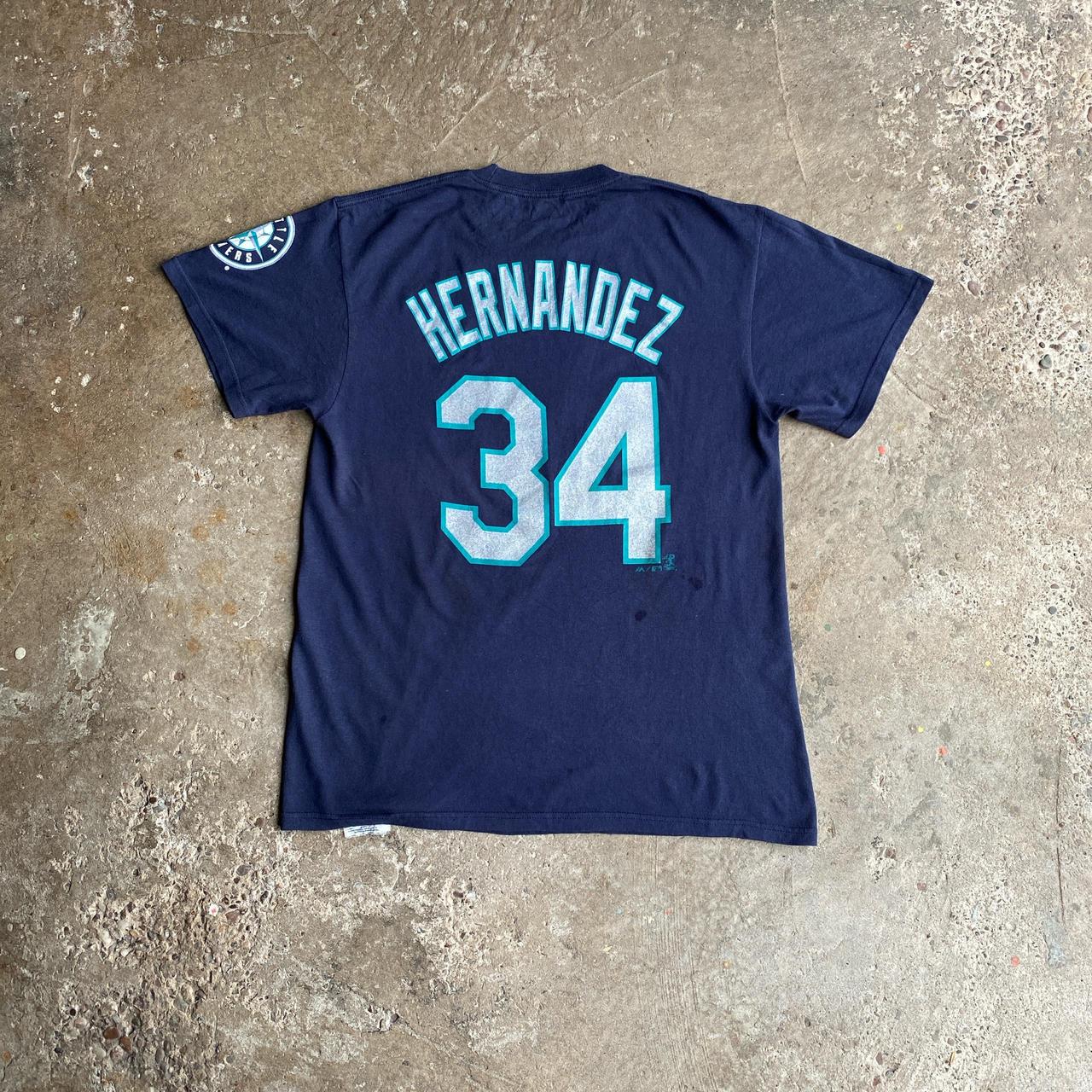 Navy Seattle Mariners Hernandez #