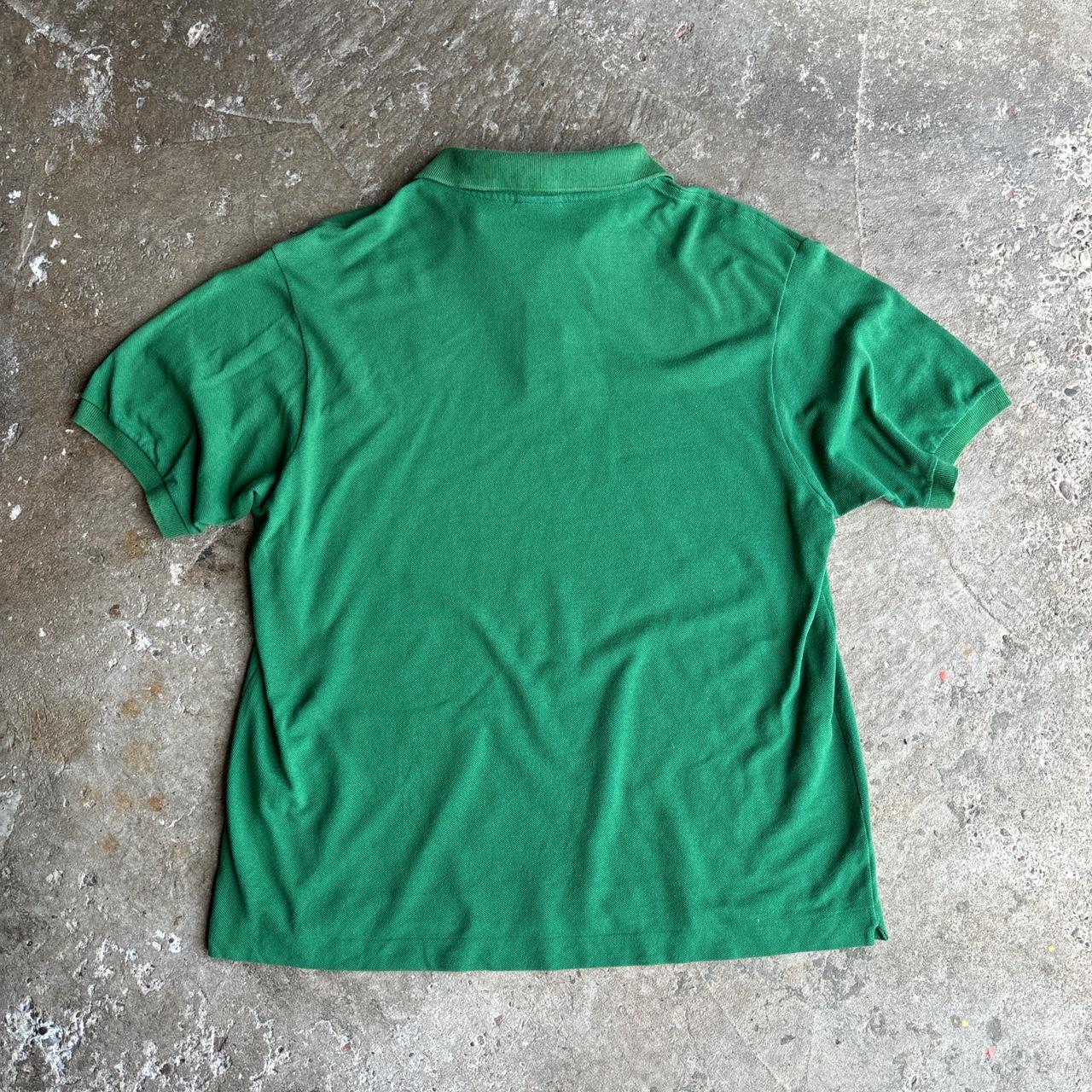 Green Lacoste polo shirt