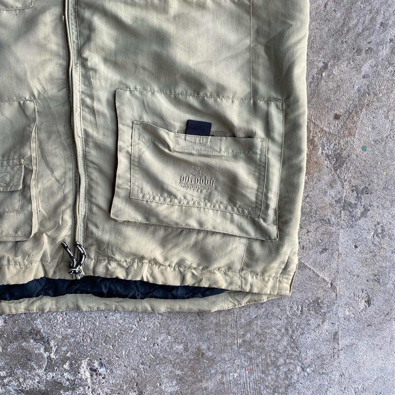 Cream Technical Outdoor Vest Jacket - XL