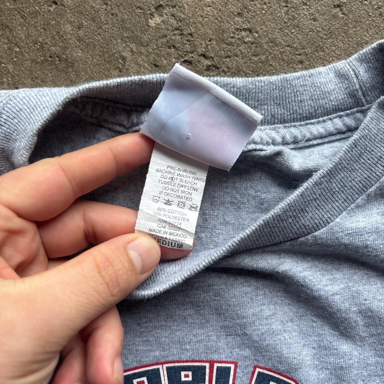 00s Grey Majestic Red Sox Baseball long sleeve top - M