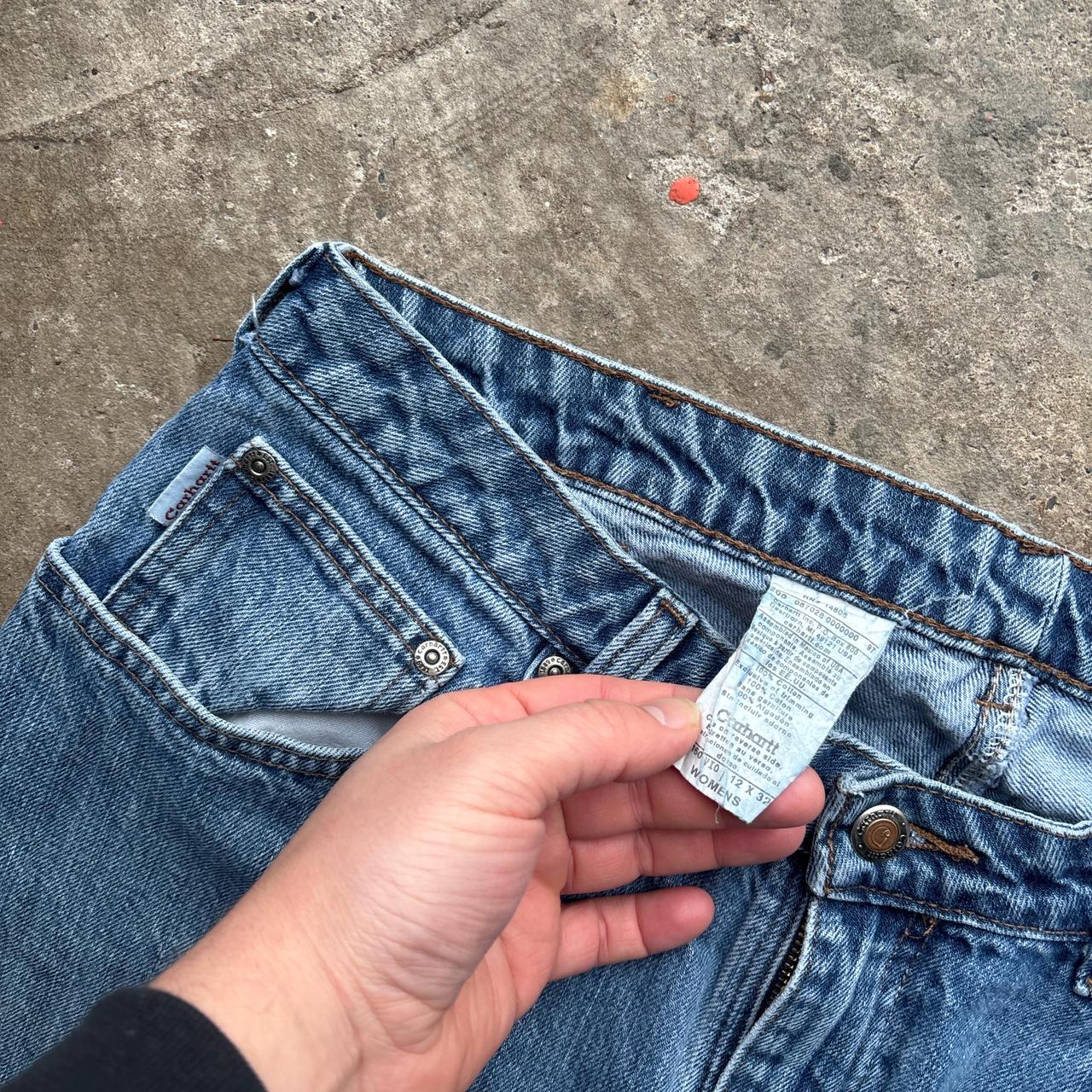 Blue Carhartt Jeans - Size 12, W33/L32