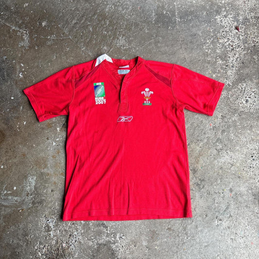 Red Reebok Wales Rugby Shirt 2007