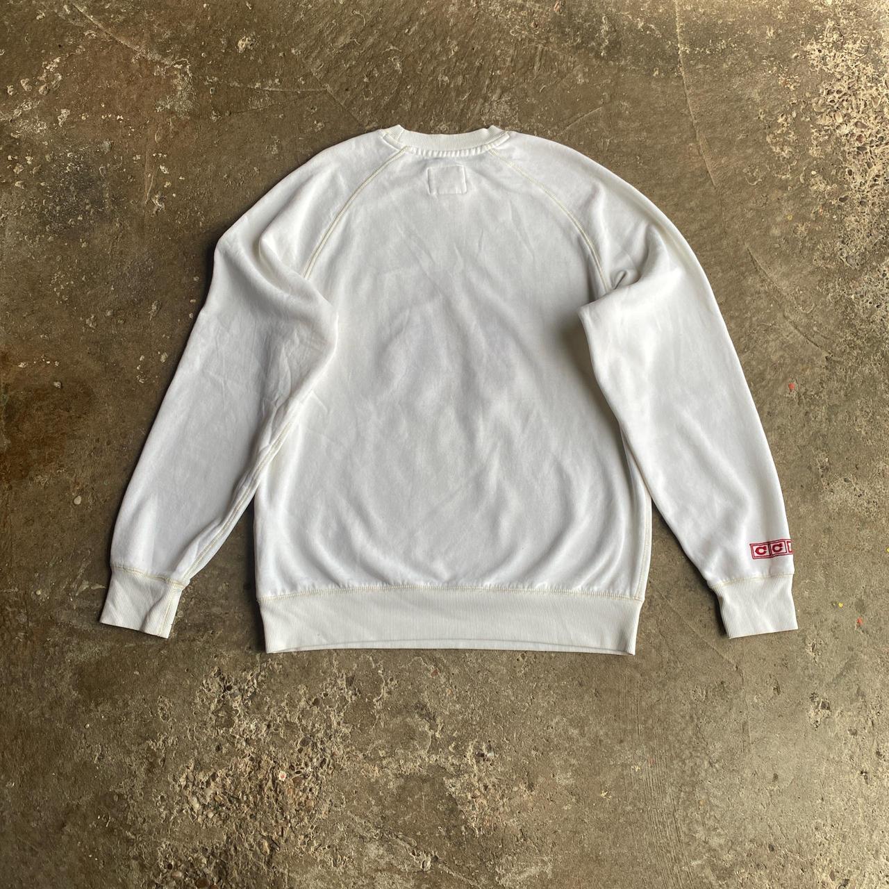 Vintage White Chicago Blackhawks Sweatshirt - M