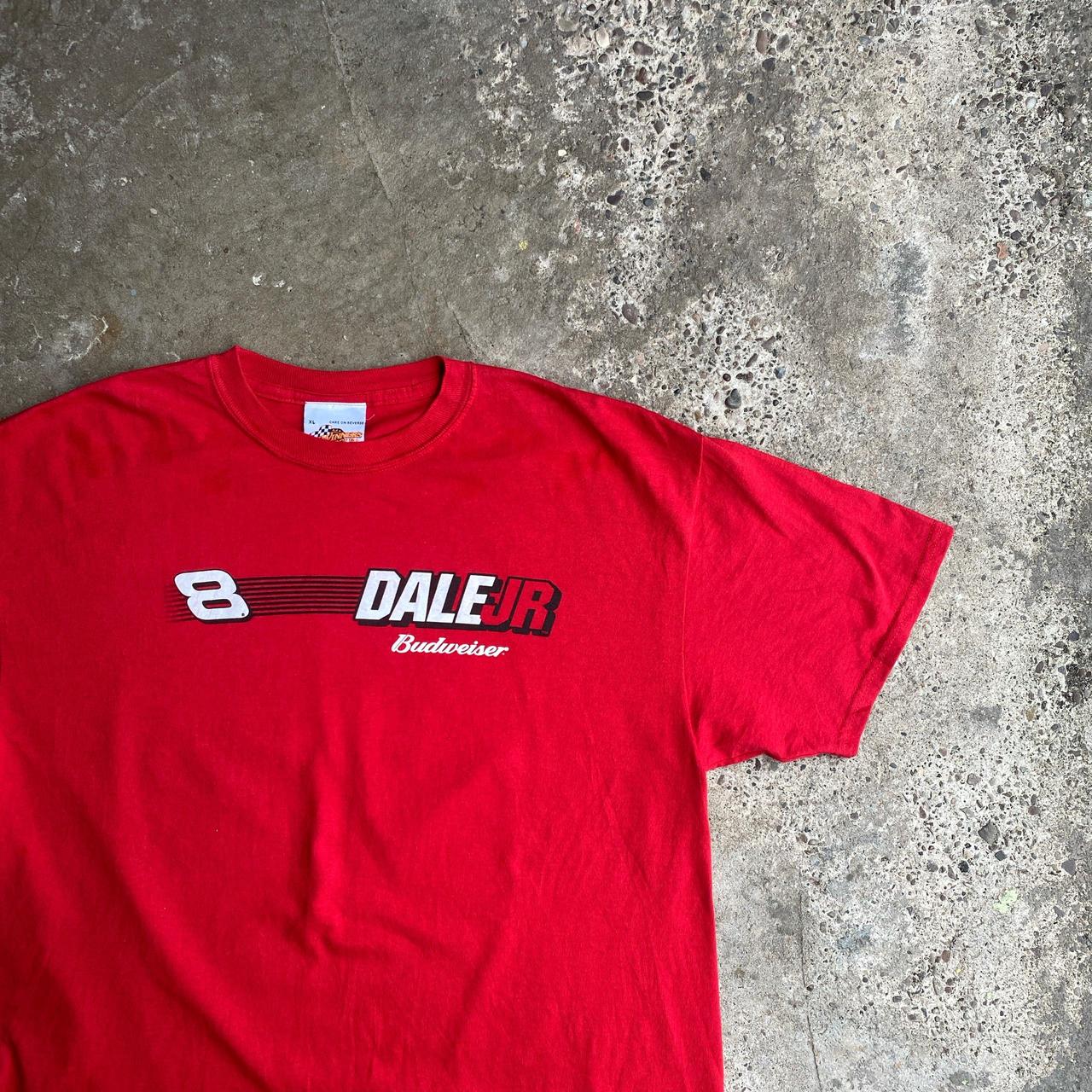 Red Dale Jr 8 NASCAR Budweiser T-Shirt