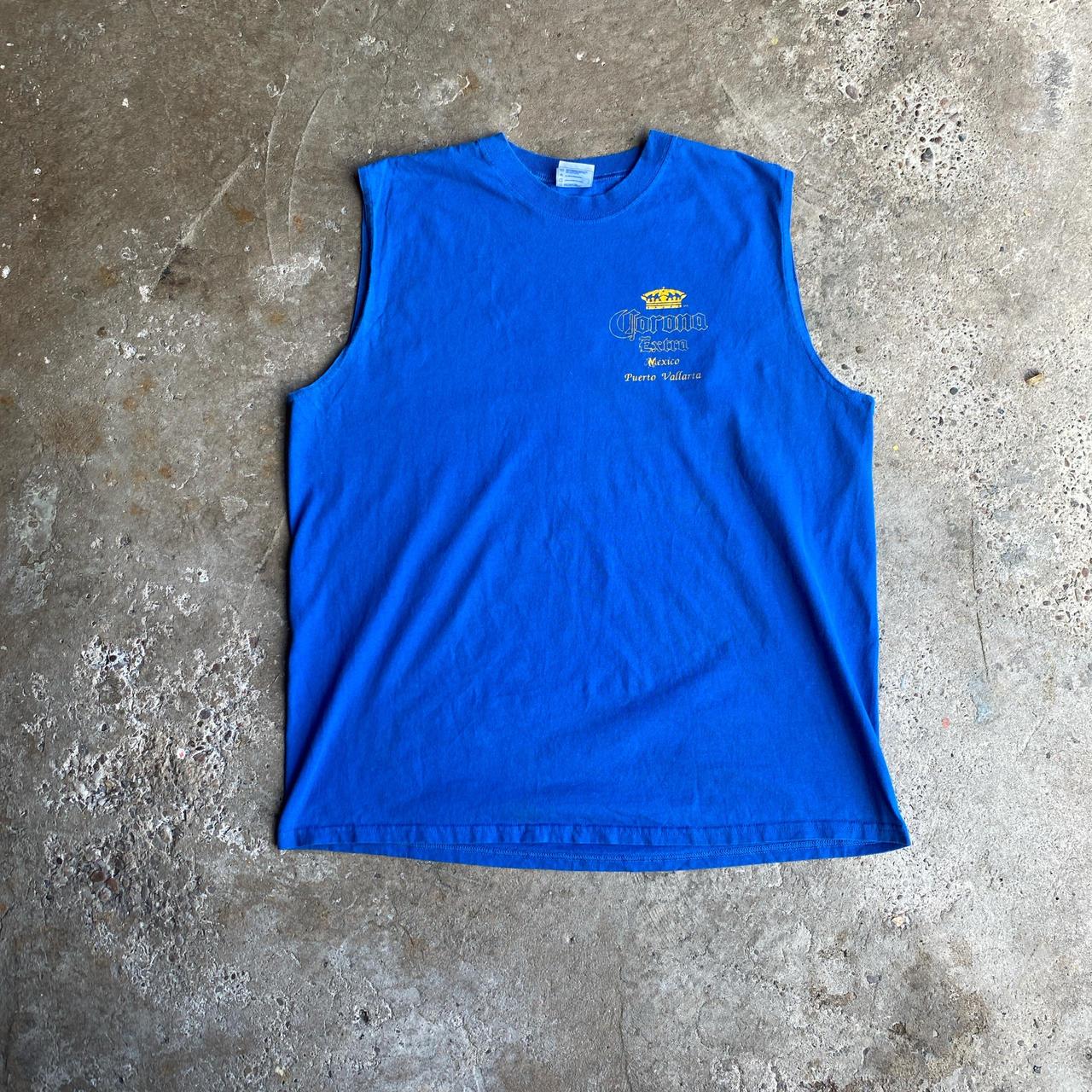 Blue Graphic Corona Extra Vest - 2XL