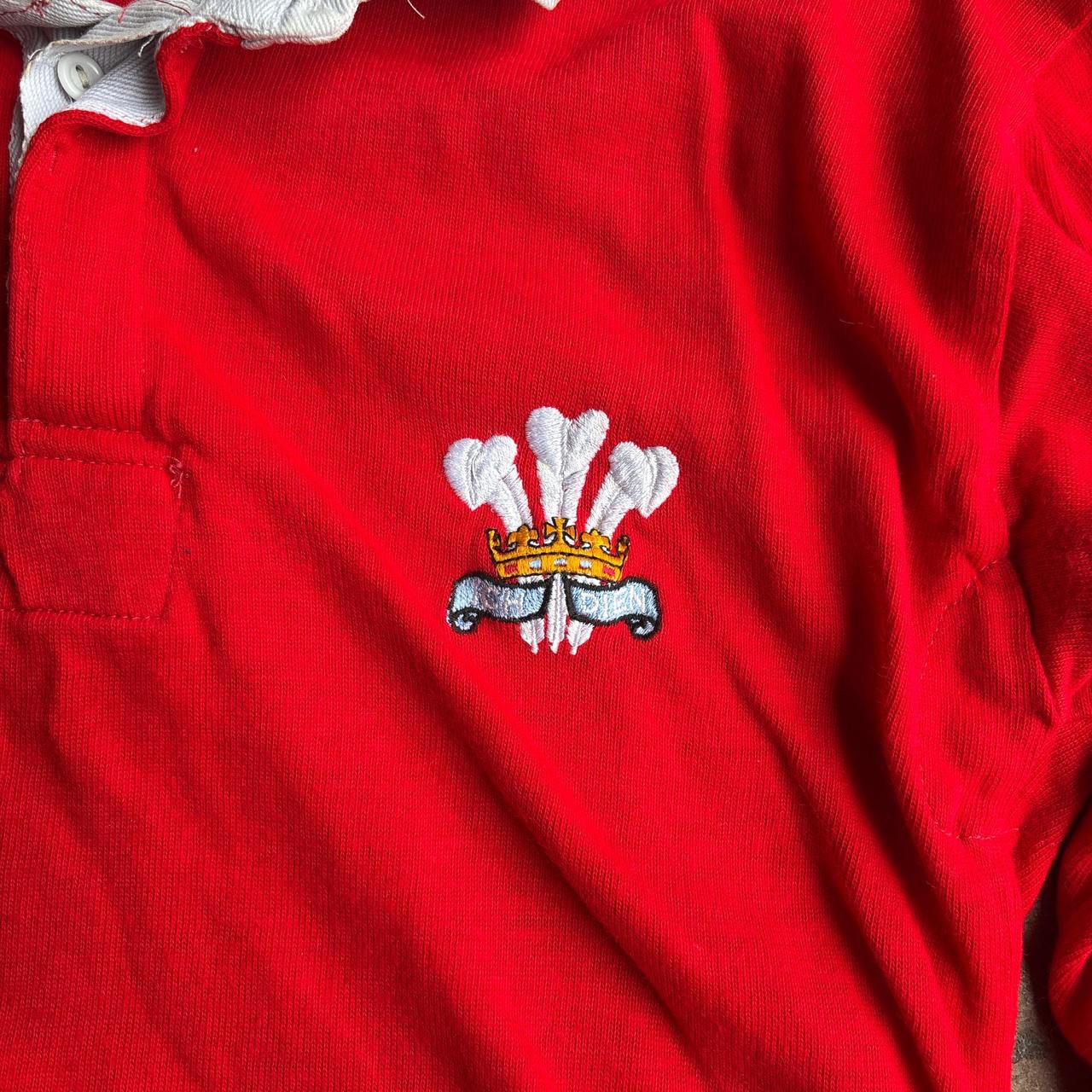 Vintage Wales Rugby Union Long-Sleeve Shirt