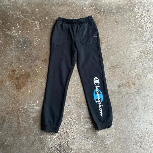 Black Champion Tracksuit Bottoms - XL (women’s)