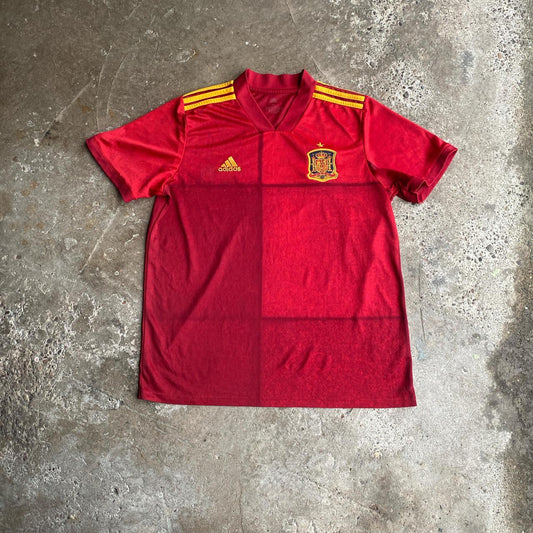 Red Adidas 2020/21 Spain National Team Home Shirt - XL
