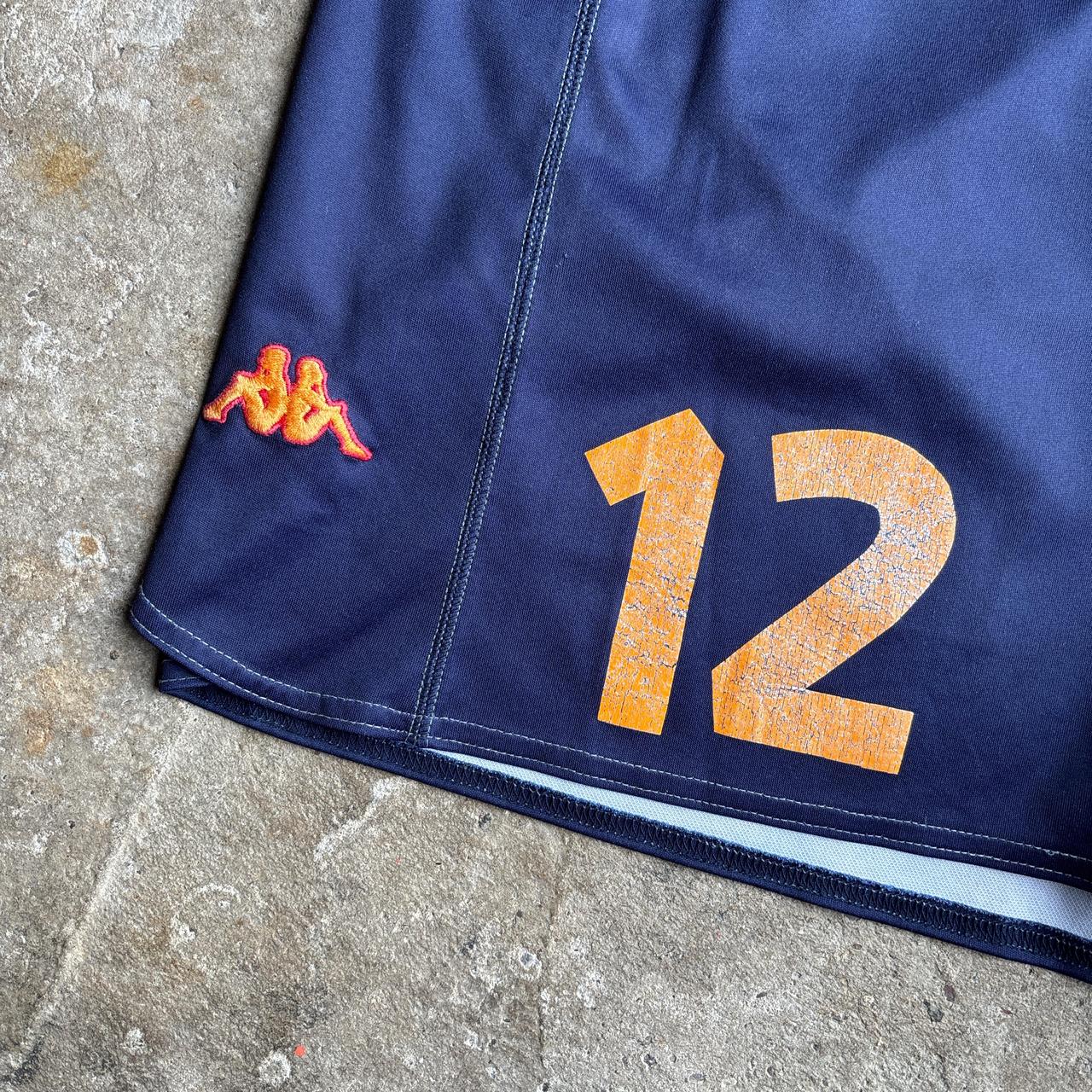 Vintage 2000/01 Roma Kappa Navy Football Shorts