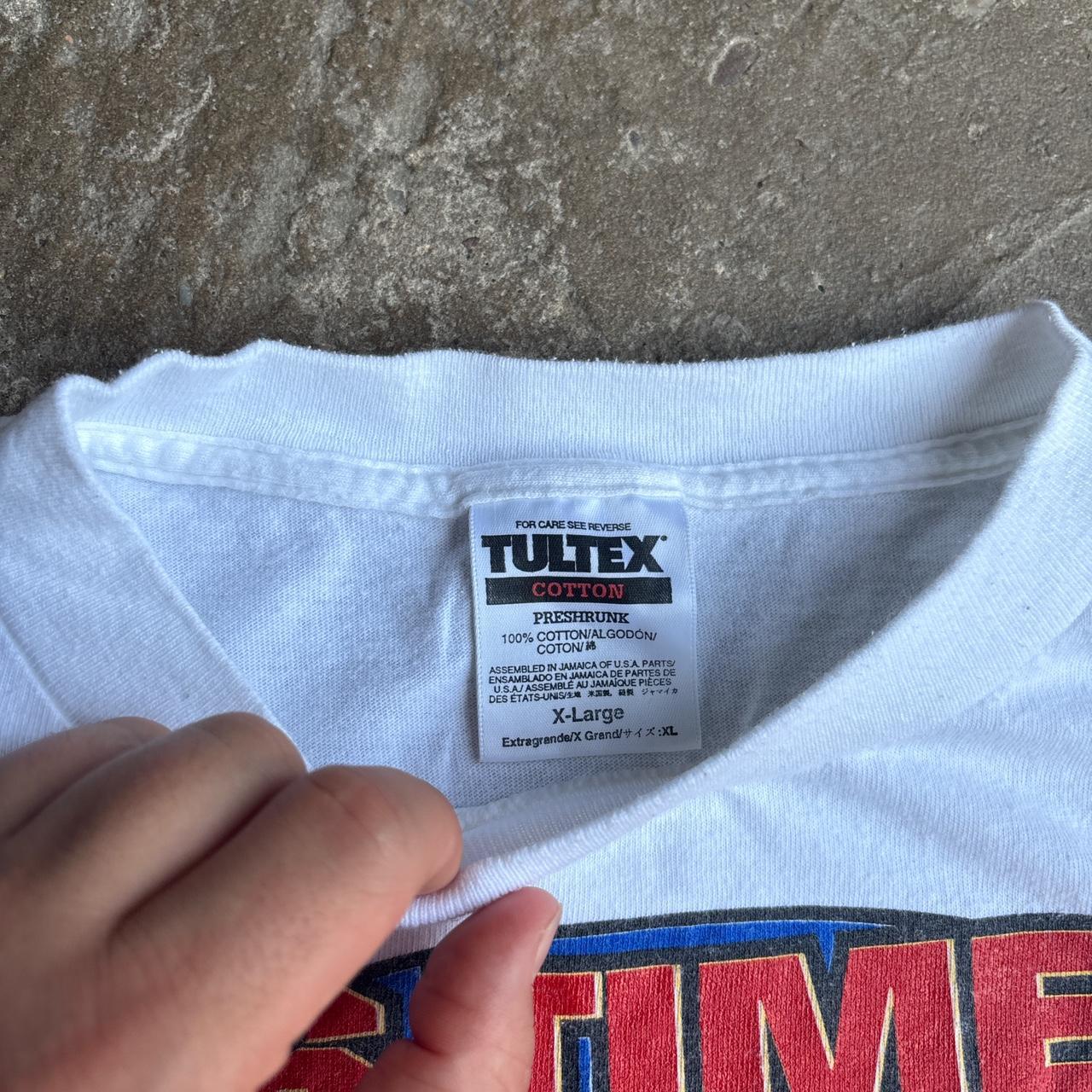 VINTAGE MADE IN USA TULTEX 1998 CHICAGO BULLS 6 TIME WORLD CHAMPIONS TSHIRT XL