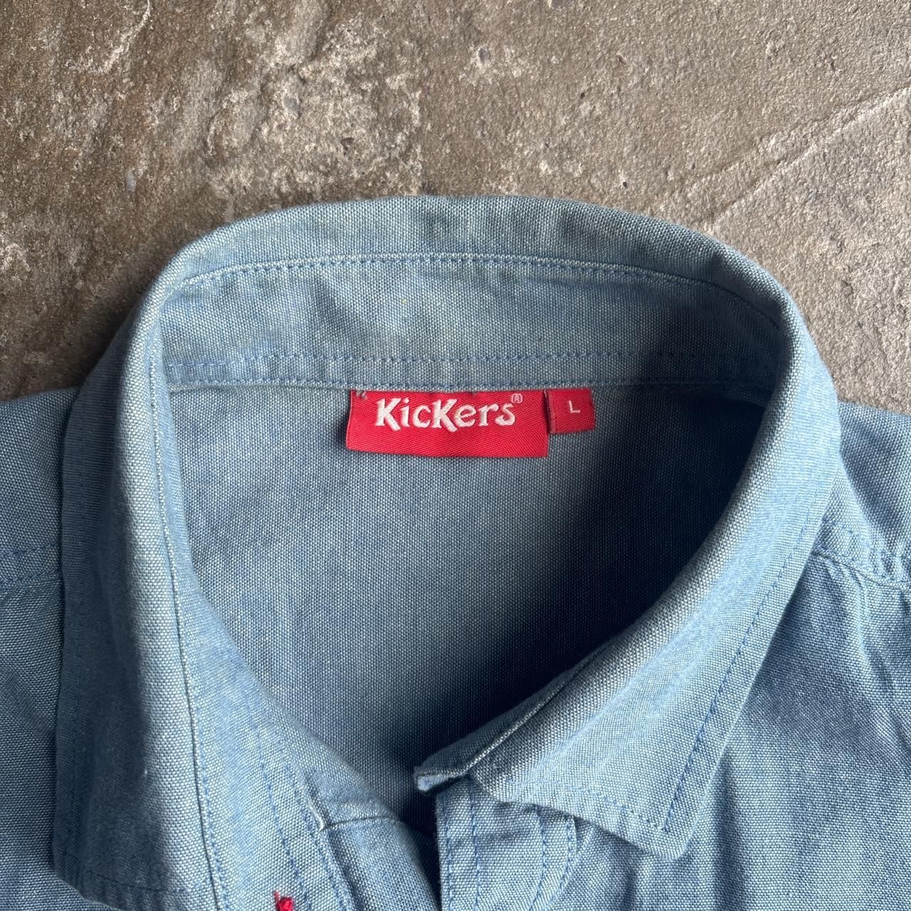Blue Denim ‘Kickers’ Short Sleeve Shirt