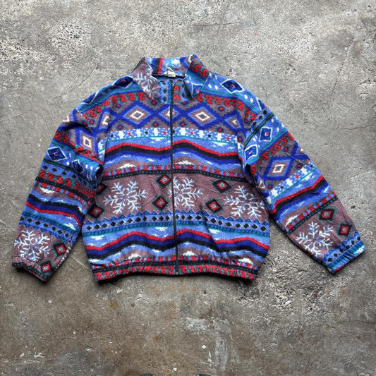 Blue Crazy winter fleece