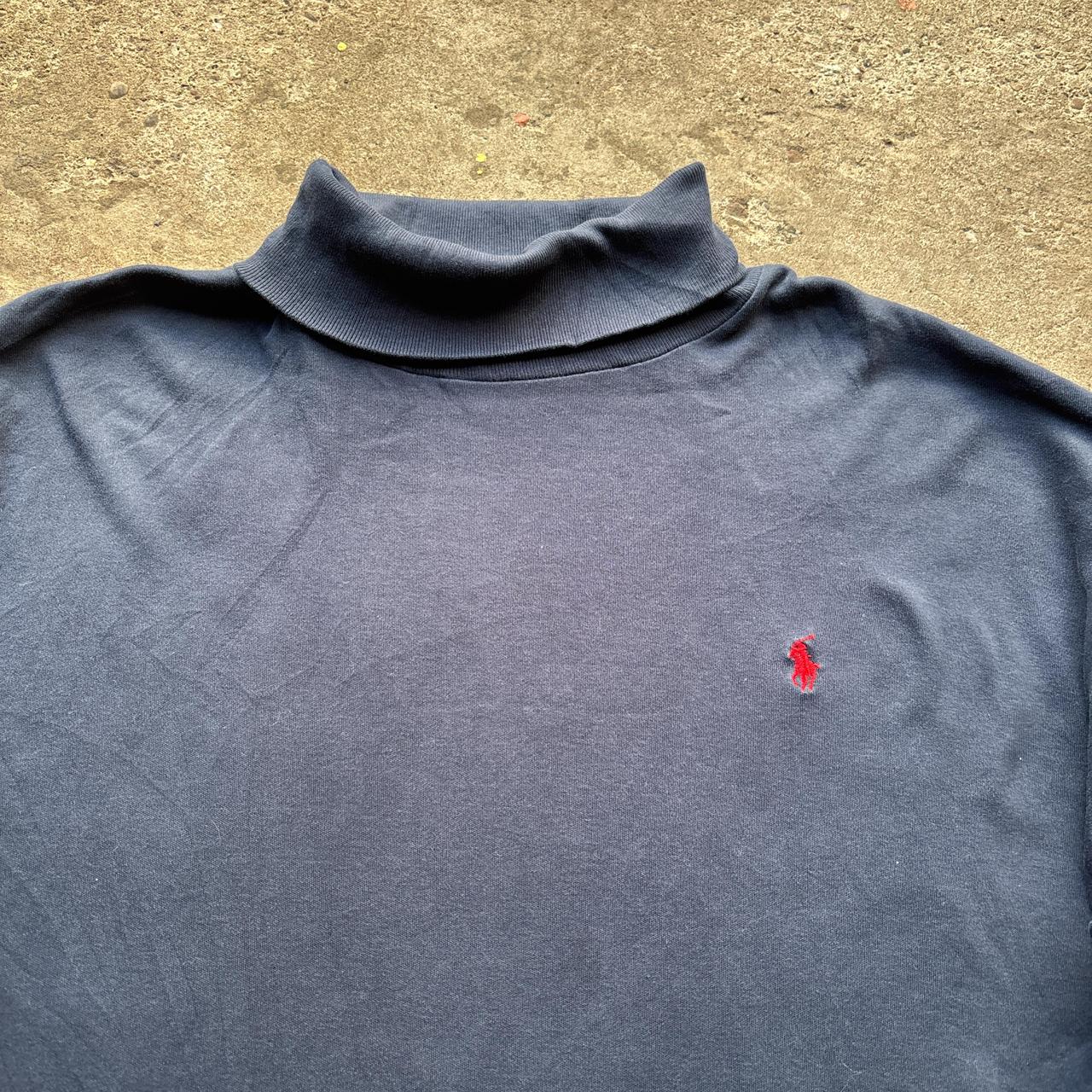 Navy Ralph Lauren long sleeve top with turtle neck