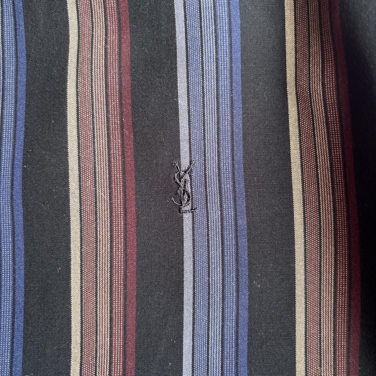 Sick 90’s Style YSL Striped Long Sleeve Shirt