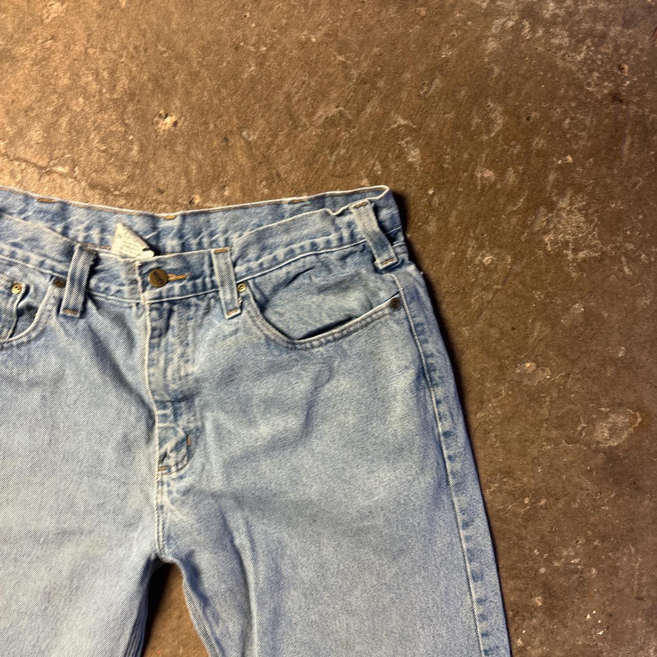Blue Denim Carhartt Relaxed Fit Jeans - W35