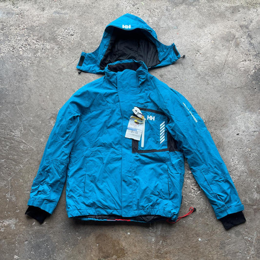 Blue Helly Hansen ski jacket