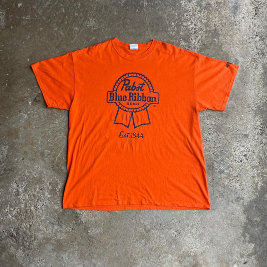 Orange Graphic ‘Booze Crew’ T-Shirt - 2XL