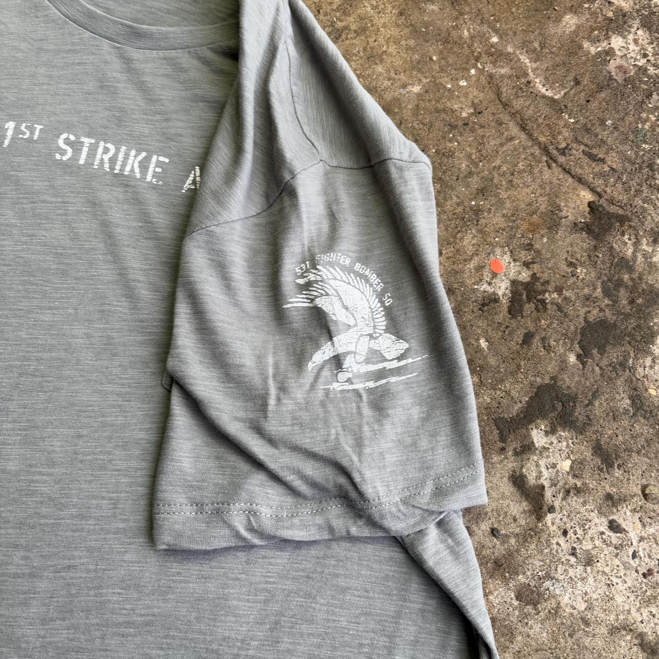 Grey Avirex graphic tee