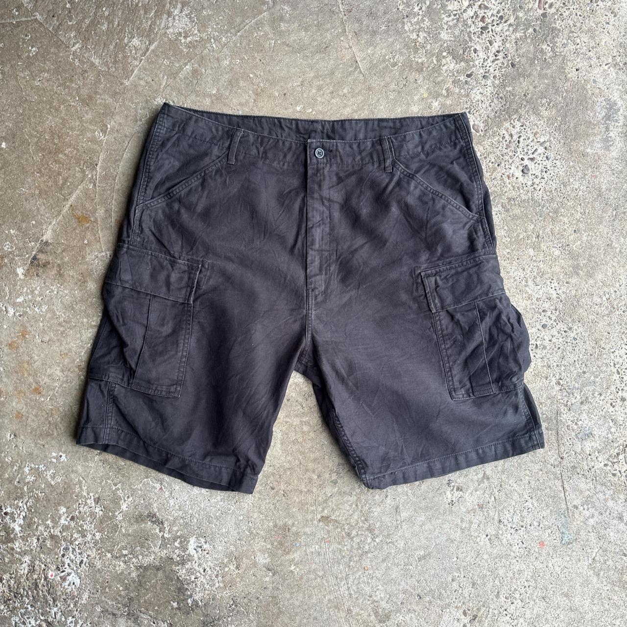 Black Cotton Levi’s Cargo Shorts