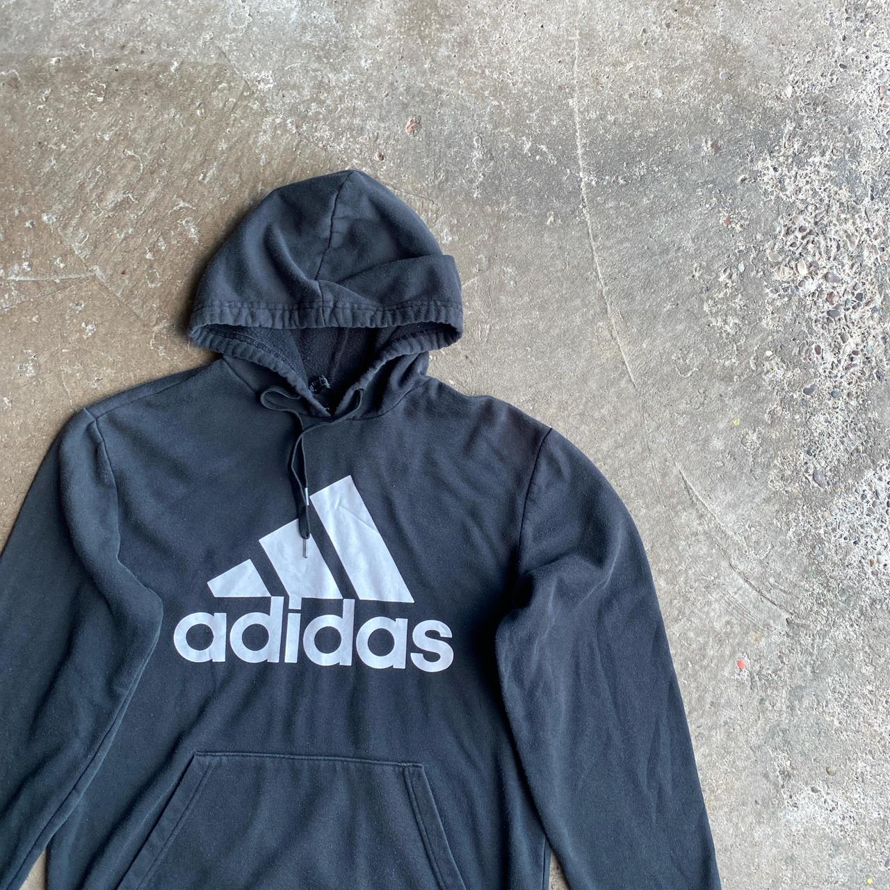 Black Adidas Graphic Hoodie - S