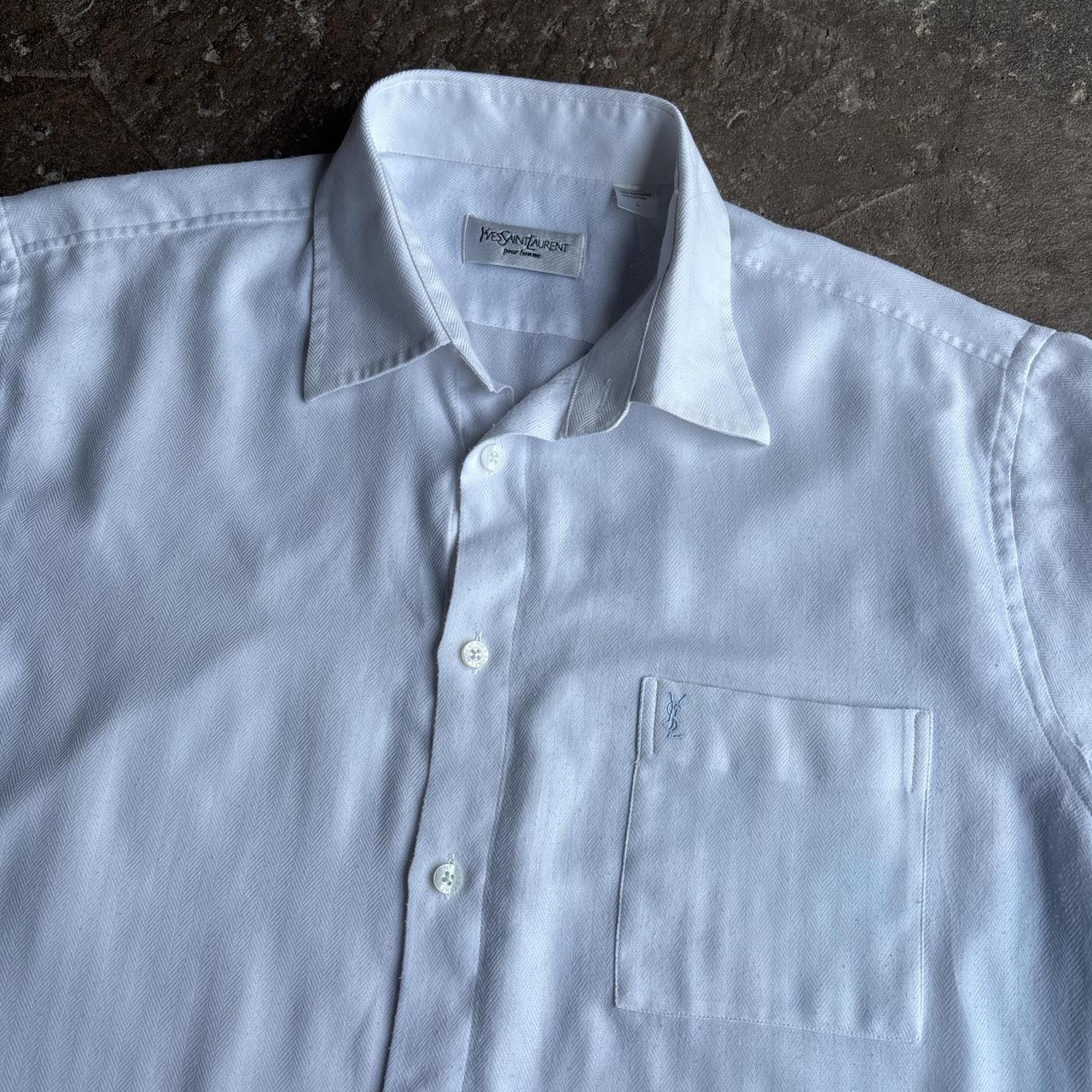 Vintage White Yves Saint Laurent shirt - L