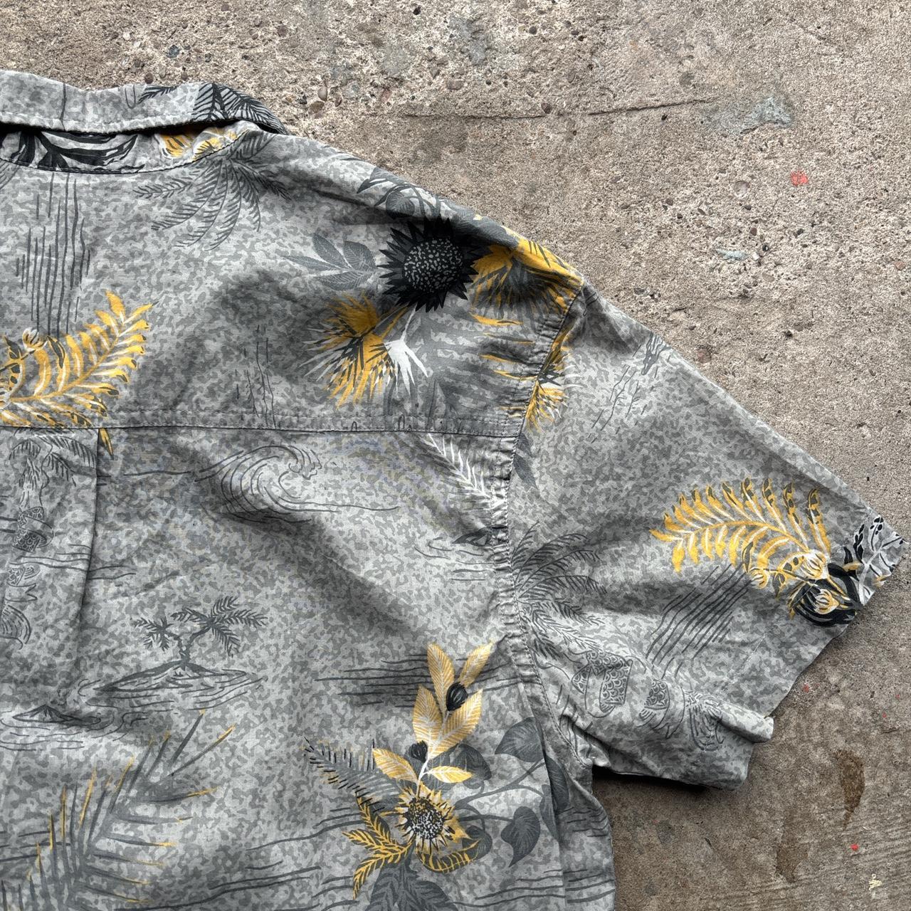 Grey Quiksilver Hawaiian shirt