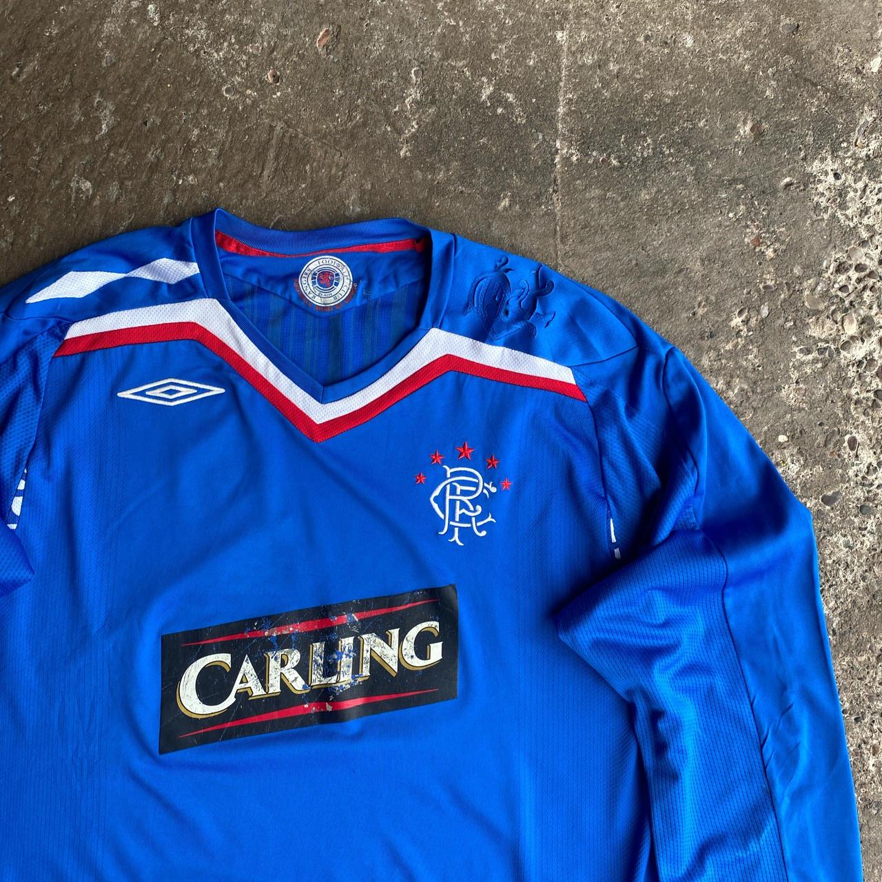 Blue Umbro Rangers 2007-08 Home Shirt