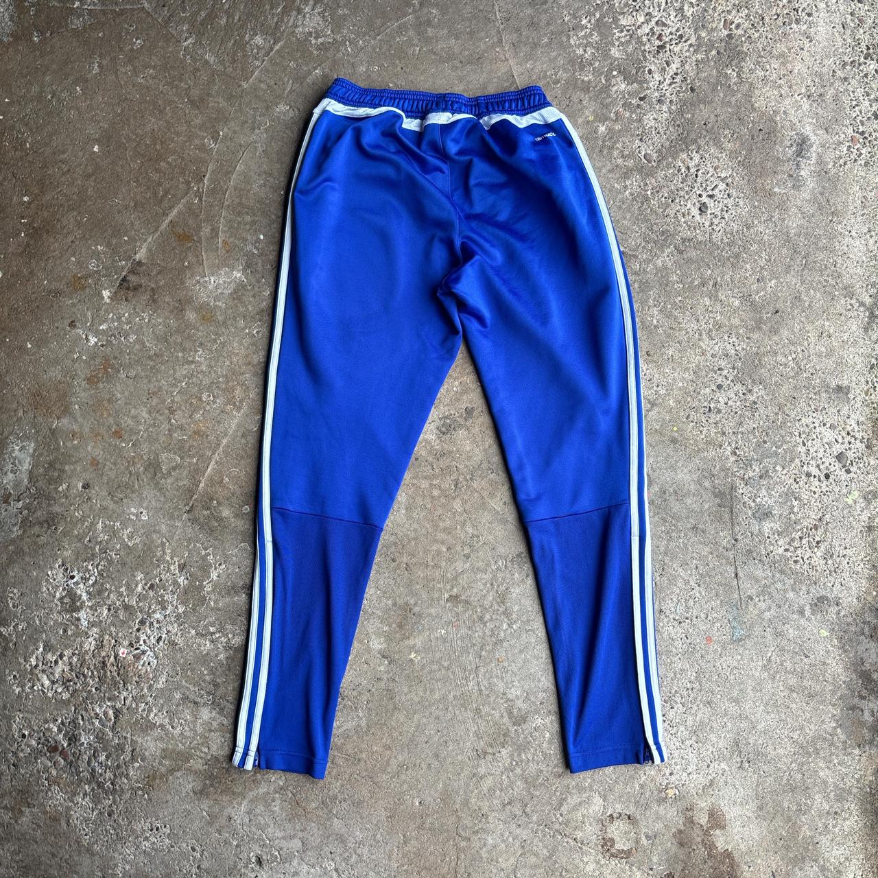 Blue Chelsea Adidas Tracksuit Bottoms
